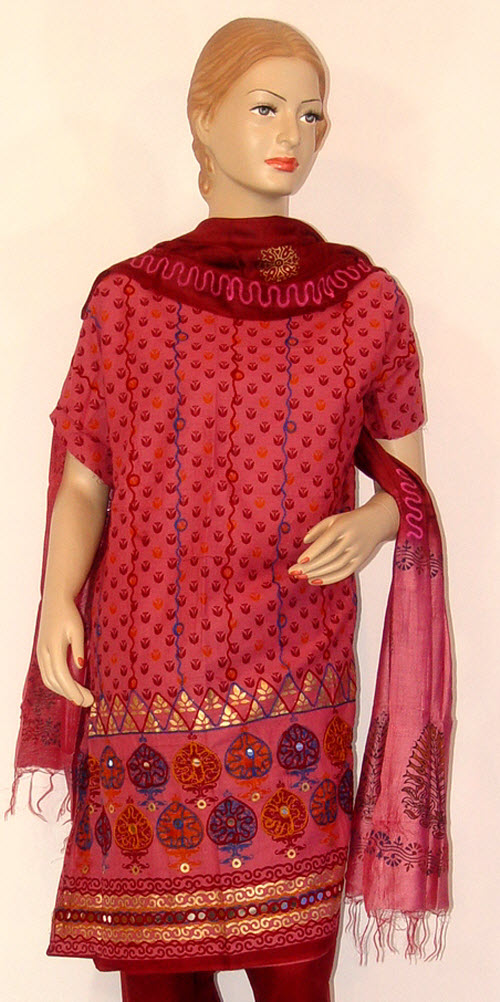 Designer Cotton Printed Suit Un-stitched 10232