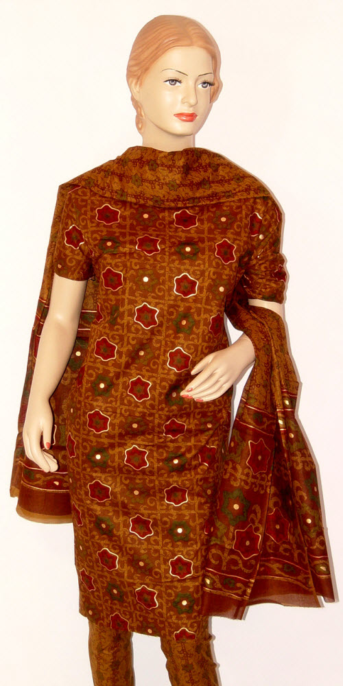 Designer Cotton Printed Suit Un-stitched 10244