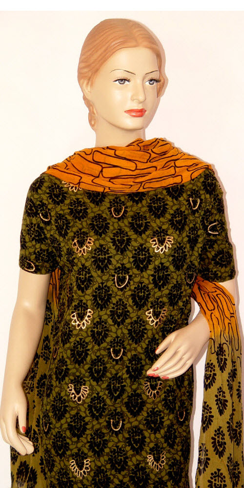 Designer Cotton Printed Suit Un-stitched 10245