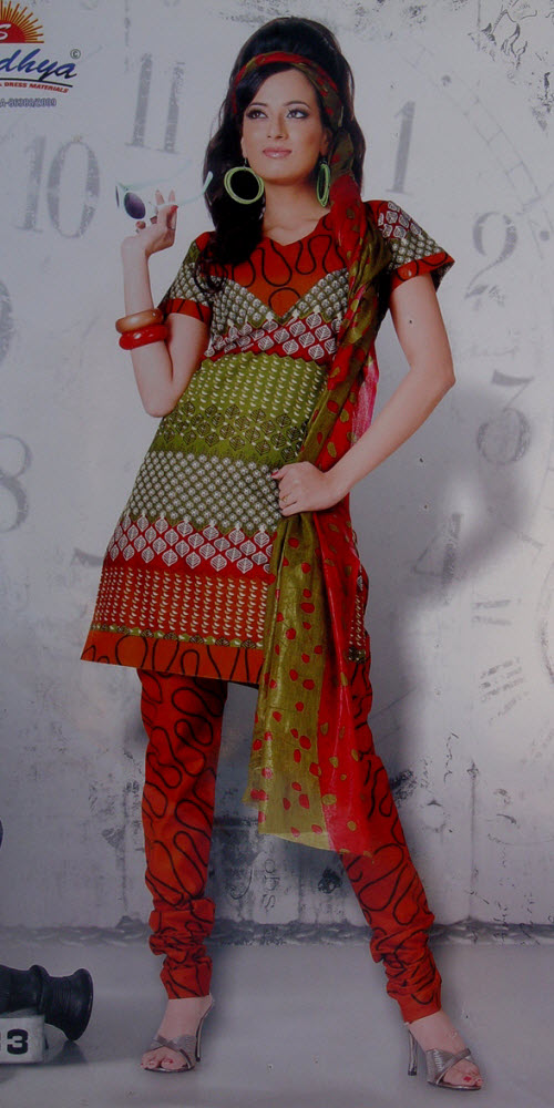 Designer Cotton Printed Suit Un-stitched 10395