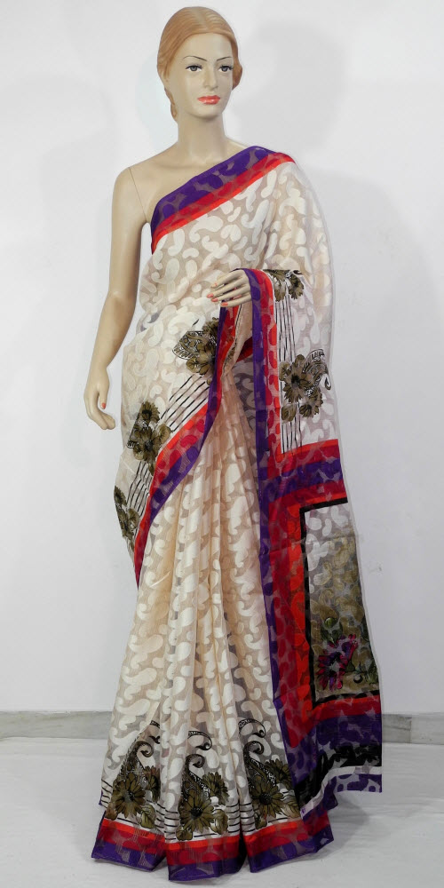 Exclusive Brasso Art Silk Saree 11285