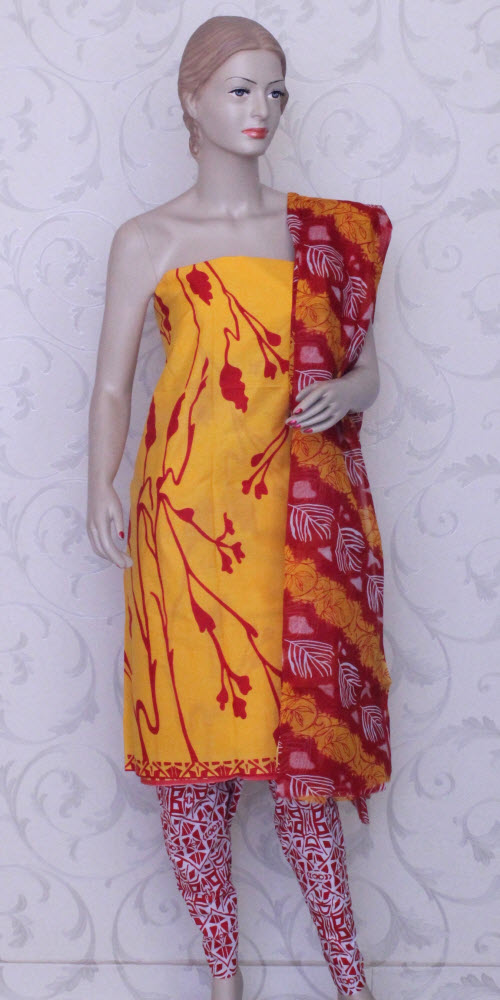 Casual Cotton Printed Suit Un-stitched 12412