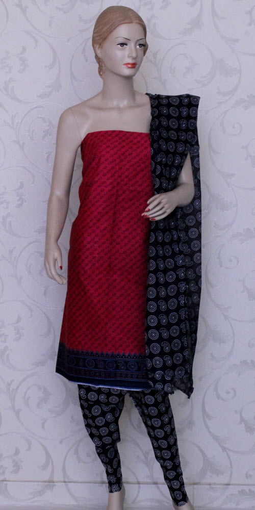Casual Cotton Printed Suit Un-stitched 12417