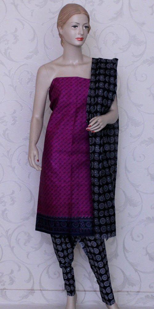 Casual Cotton Printed Suit Un-stitched 12419