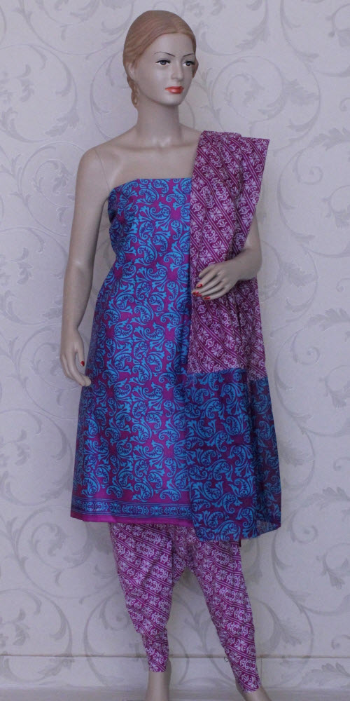 Casual Cotton Printed Suit Un-stitched 12423