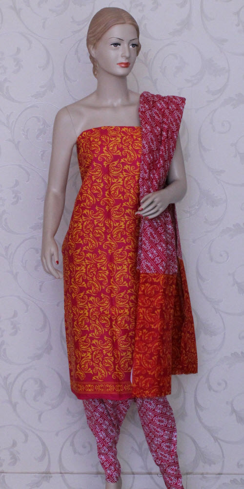 Casual Cotton Printed Suit Un-stitched 12424