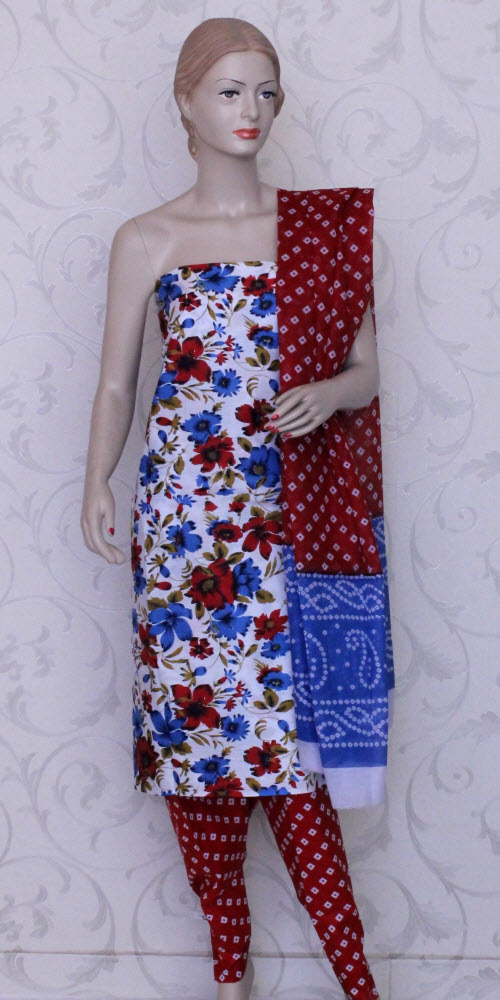 Casual Cotton Printed Suit Un-stitched 12429