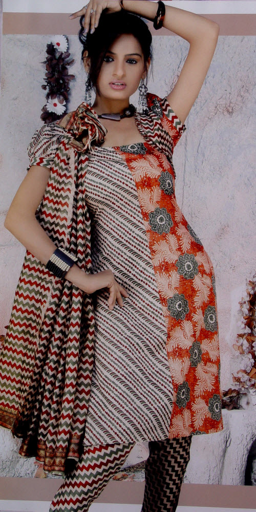 Designer Cotton Printed Suit Un-stitched 2935