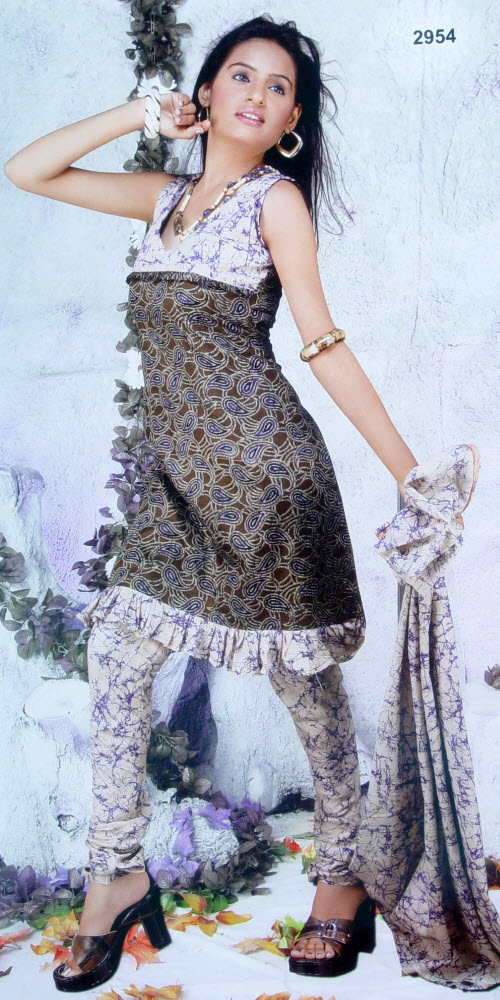 Designer Cotton Printed Suit Un-stitched 2954